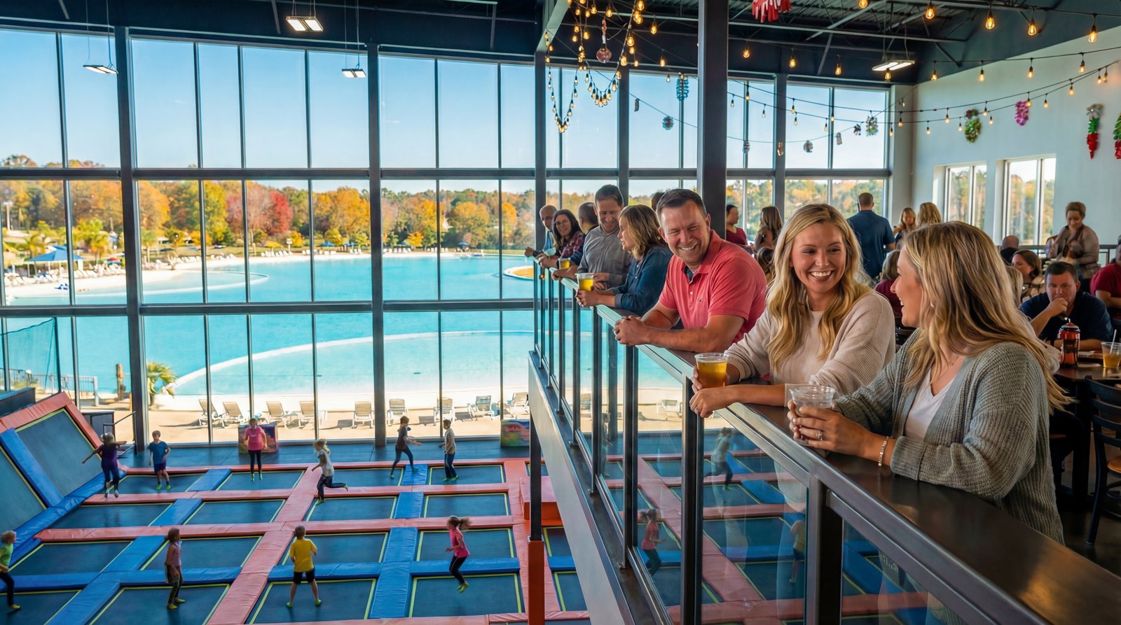 ASP Restaurant Mezzanine with Lagoon View